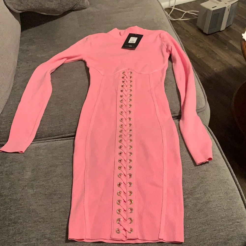 Pink mini corset dress - Picture 1 of 4